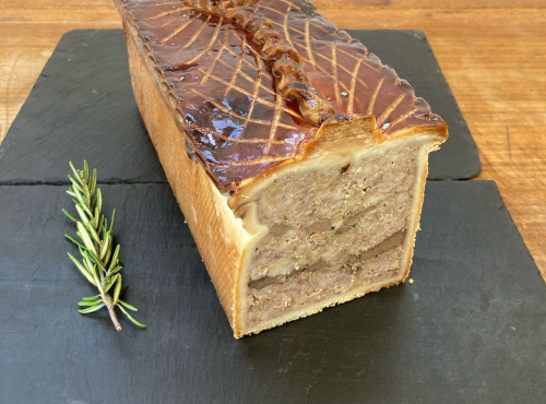 Elevage Les Blancs de l'Ouest - Pâté en croûte - Tout cochon - 15 tranches