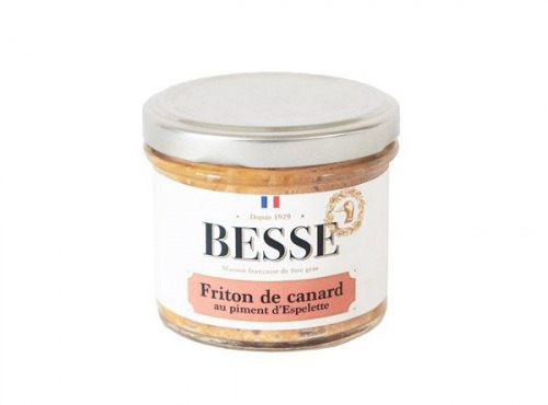 Foie Gras BESSE - Fritons de canard au piment d'Espelette 100g