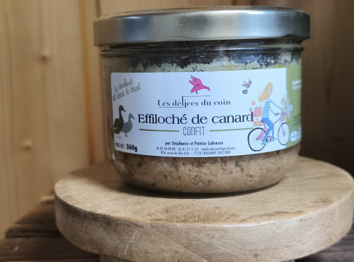 Les Délices du Coin - Effilochés de canard confits 360g