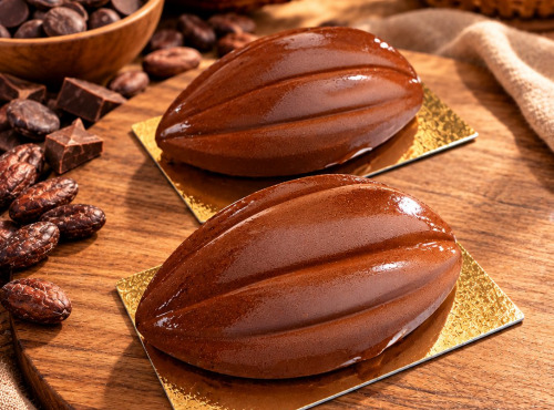 Traiteur Gourmet d'Alsace - Trompe l'oeil entremet Cabosse 2 pièces