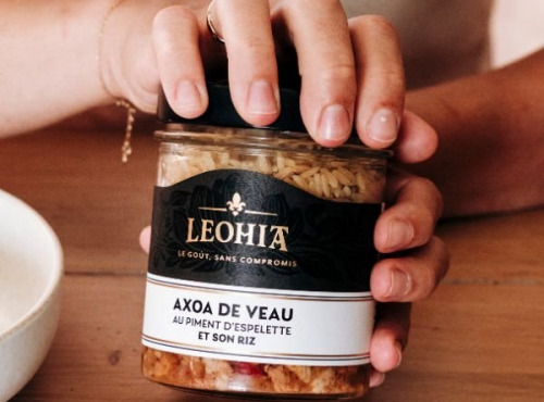 Leohia - Axoa de veau & son riz 360G
Version Nomade, prêt-à-déguster !