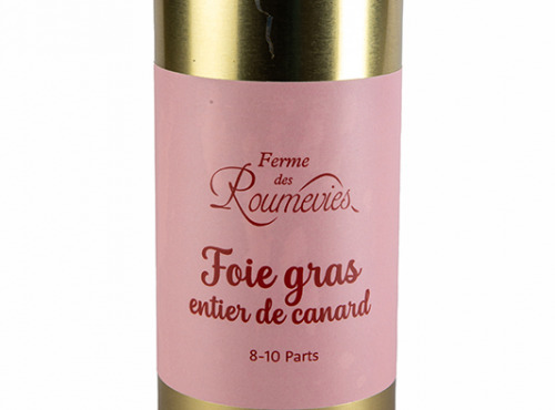 La Ferme des Roumevies - Foie gras entier de canard fermier du Périgord 500 g boîte