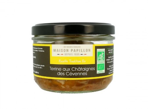 Maison PAPILLON - Artisan depuis 1955 - Terrine BIO aux Châtaignes 160g