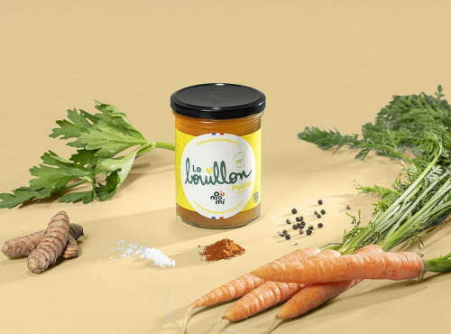 Oùmami - Bouillon d'os Poule Curcuma Bio (x12)