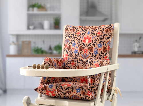 Timouny - Coussin de chaise haute, imperméable, modèle Jeanne