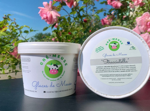 Glaces de Meuse - Crème Glacée "Stracciatella" - 360gr