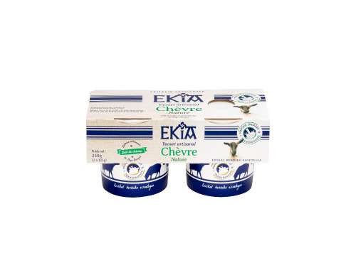 Bastidarra - Ekia - Yaourt De Chèvre Nature 2*125g