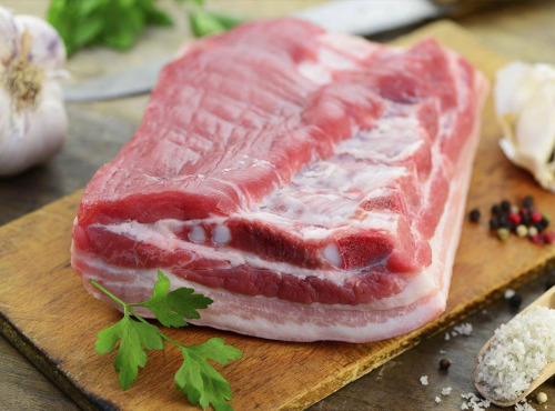 La Ferme du Chaudron - Poitrine de porc Bio entière 800g