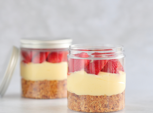 La Tarte Tropézienne - Verrine Tartelette aux fraises