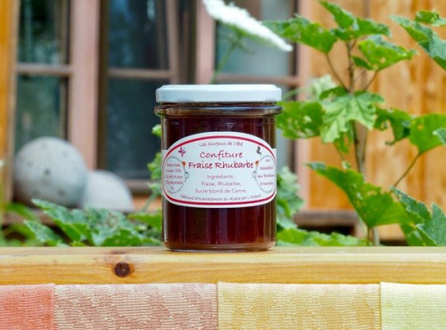 L'Arbocal - Confiture de Fraise et de Rhubarbe 230g