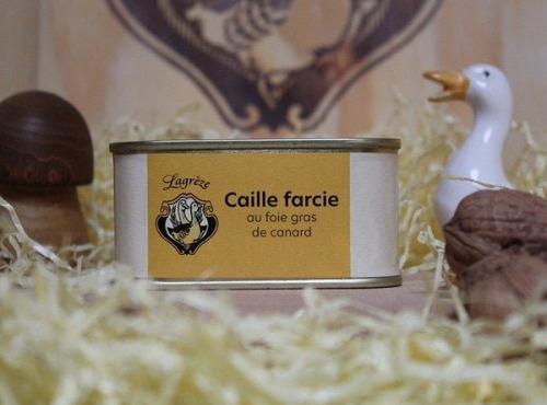 Lagreze Foie Gras - La Caille Fourrée au Foie Gras de Canard 25% 15x200g