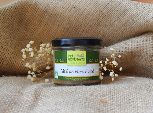 Dégustonfoin - Pâté de porc fumé BIO 90g