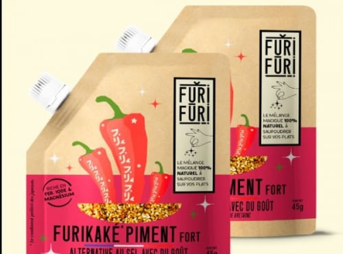 FuriFuri - Condiment sésame & algues- Furikake Piment fort Pack Duo