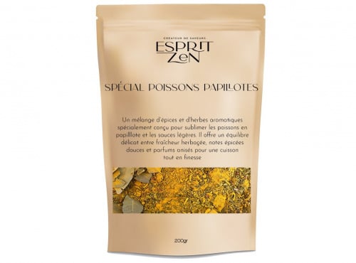 Esprit Zen - Spécial Poissons Papillotes - sauce - Sachet refermable de 200g