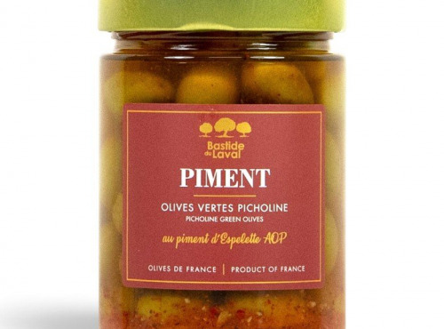 Moulin à huile Bastide du Laval - Olives variété Picholine au Piment