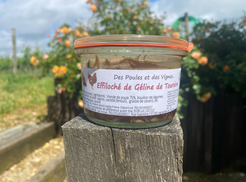 Des Poules et des Vignes à Bourgueil - Effiloché de Géline de Touraine