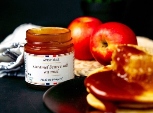 Apisphère - Caramel beurre salé au miel du Périgord 200g