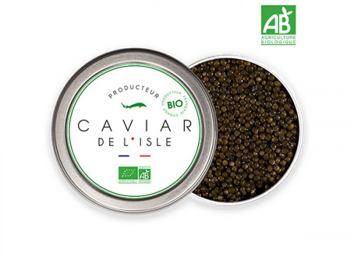 Caviar de l'Isle - Caviar Baeri Bio Français 100g - Caviar de l'Isle