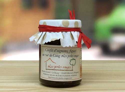 Les Perles Rouges - Confit D'oignons, Figues au "vin" De Coing Les Perles Rouges DDm courte Promo