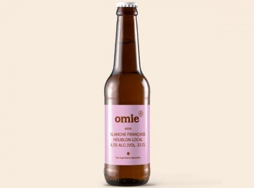 Omie - Bière blanche bio - malt et houblon français - 33 cl