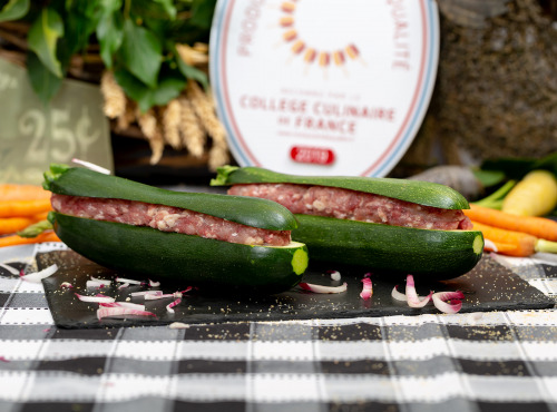 La ferme Grandvillain - Courgettes Farcies Au Poulet Fermier - 2 X 250 G