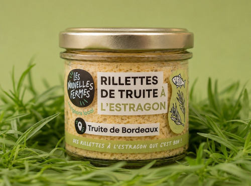 Les Nouvelles Fermes - Rillettes de truite à l'estragon 90g