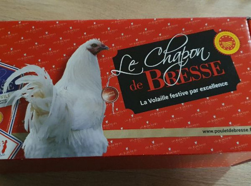 SCEA Des Bressans - [Précommande] Chapon de Bresse AOP effilé - Noël - 3,5kg