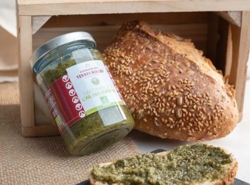 Domaine des Terres Rouges - Tartinable à l'ail des ours BIO 120 g