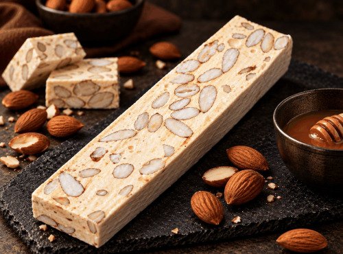 La confiserie d’antan 100% bio - Nougat blanc semi tendre BIO - 110 gr