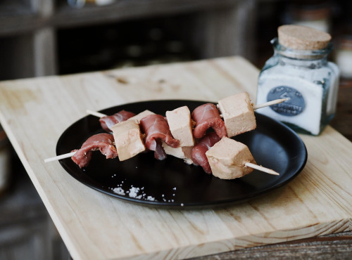 PALMAGRI - Brochette d'aiguillettes de canard et foie gras 220g