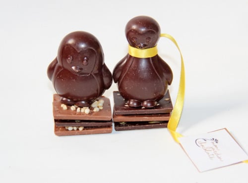 Mon jardin chocolaté - Pingouins de Pâques Chocolat Noir