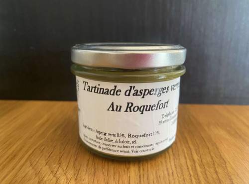 Asperges Guirao - tartinade d'asperges vertes au Roquefort