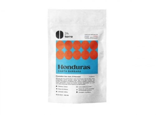 24Terre - Café grains Honduras San José 400g x12 sachets