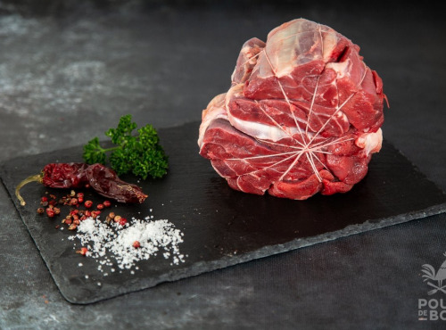 Nature viande - Jarret de boeuf sans os Bio ***( race limousine) - 900g