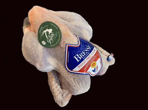 La Guyotte Ferme Bressane - Le Poulet de Bresse AOP Prêt à cuire 1,9 kg