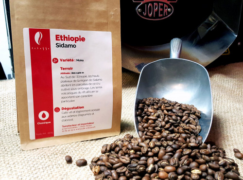 Brûlerie de Melun-Maison Anbassa - Café Sidama-ethiopie - En Grains
