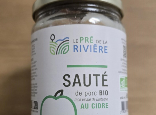 Le Pré de la Rivière - Sauté de porc bio au cidre 600g