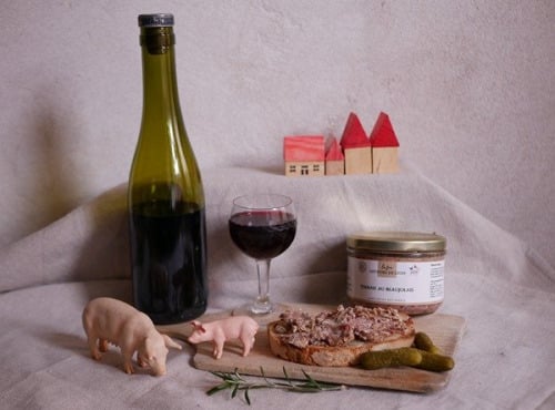 Boutique Boisette - Terrine au Beaujolais 180g