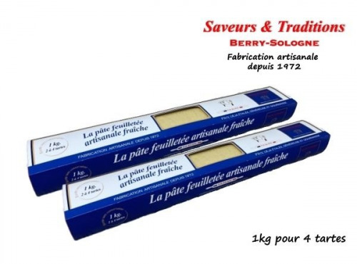 Saveurs & Traditions Berry-Sologne - Rouleau pâte feuilletée 5kg