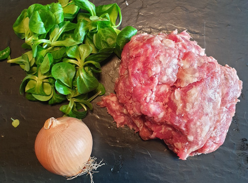 La Ferme du Montet - Chair à saucisse de Porc Noir Gascon BIO - 500 g