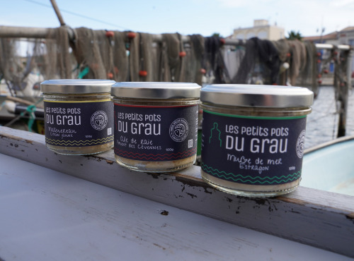 Côté Fish - Mon poisson direct pêcheurs - Assortiment 3 Petits Pots Du Grau