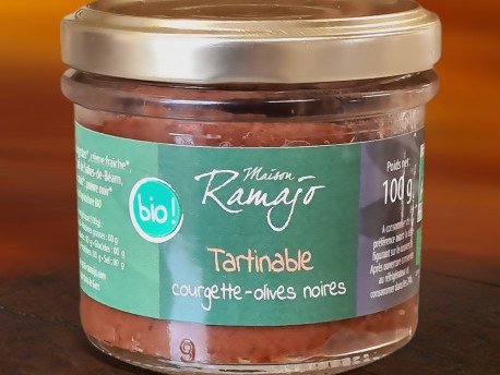 Maison Ramajo - Tartinable Courgette Olives noires 100g