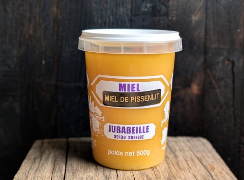 Elevage de Cochons en Forêt et Produits du Terroir Jurassien - NOUVEAU - Miel de Pissenlit - 500g
