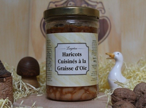 Lagreze Foie Gras - Haricots cuisinés à la Graisse de canard 12x760g