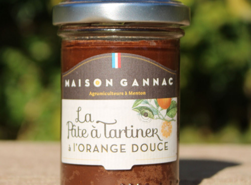 Maison Gannac - La Pâte à Tartiner à l'Orange Douce