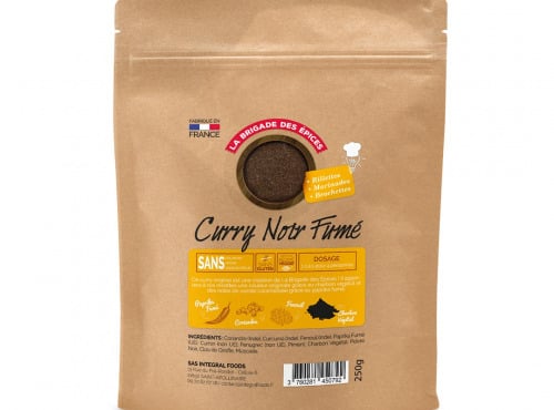 La Brigade des Epices - Curry Noir Fumé - Exclusivité - sachet kraft 250g