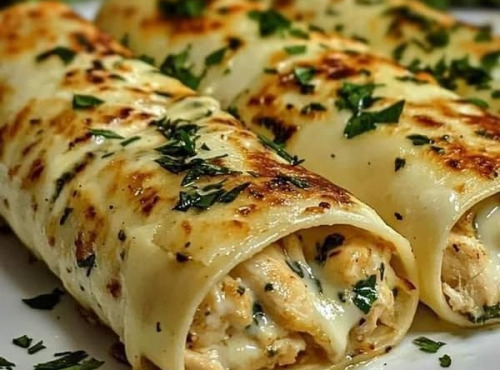 Graines Précieuses - Rouleaux de pâtes fraîches aux poulets et champignons forestiers