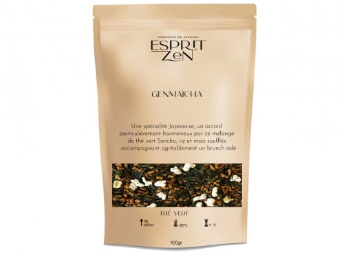 Esprit Zen - Thé Vert "Genmaïcha" - Sachet 100g