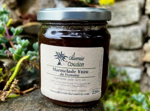 L’Oliveraie du Coudon - Marmelade de yuzu du domaine 220Gr