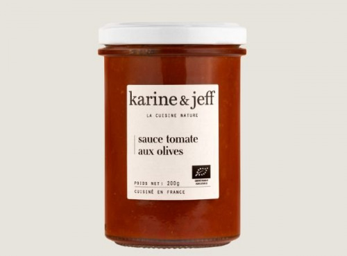 Karine & Jeff - Sauce tomate aux olives 200g